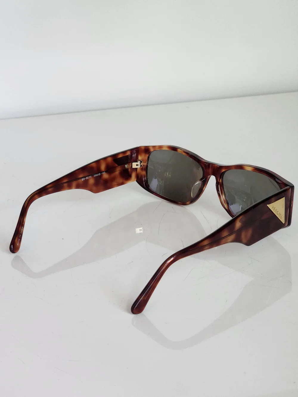 RENOMA Vintage Tortoiseshell Oval Sunglassess Brown Lens Made In Japan 58mm